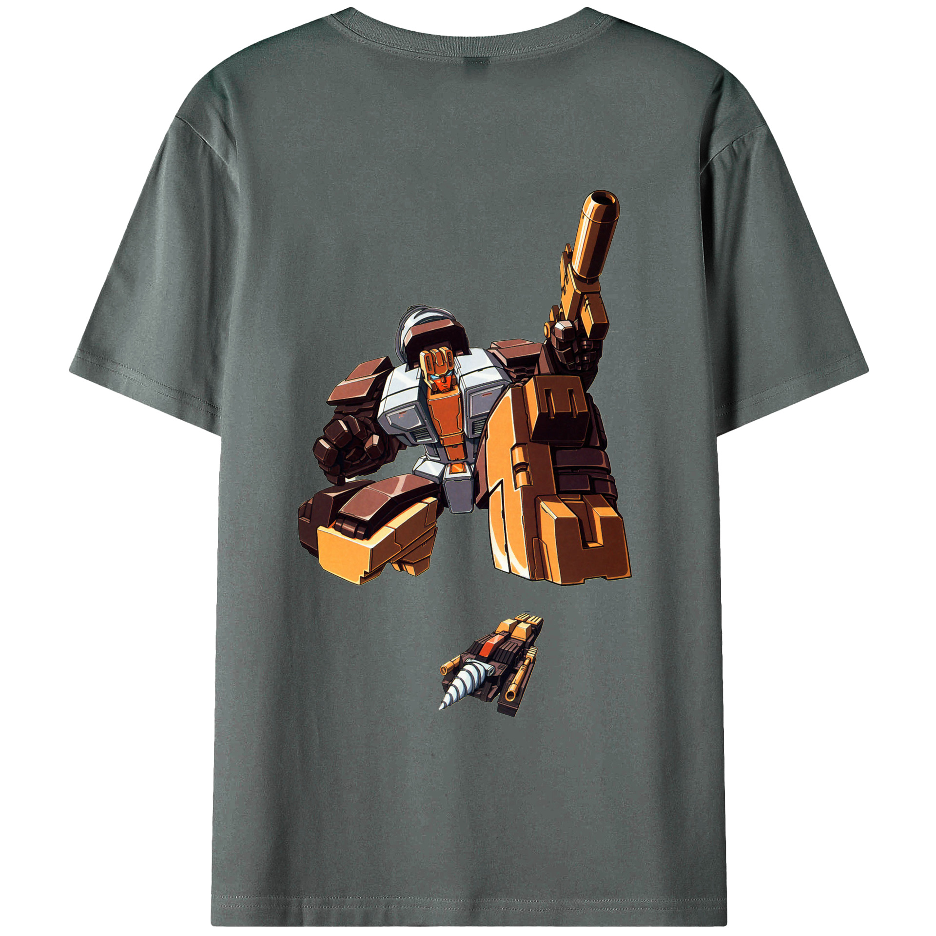 （画像用）  綿100％ メンズ半袖Tシャツ（バックプリント） 通気性